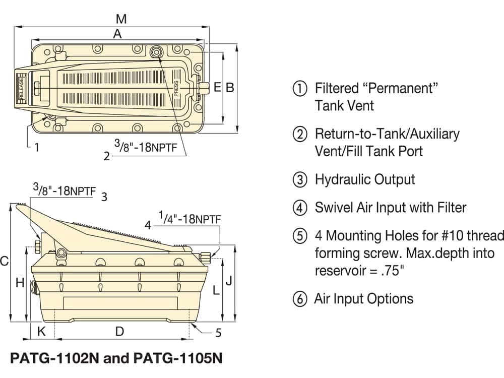 Thumbnail Abbildung 4 von Enerpac PATG1105N