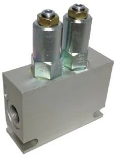 Abbildung von Hydraulik Lasthalteventile