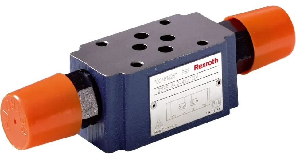 Abbildung von Hydraulik Stromventile