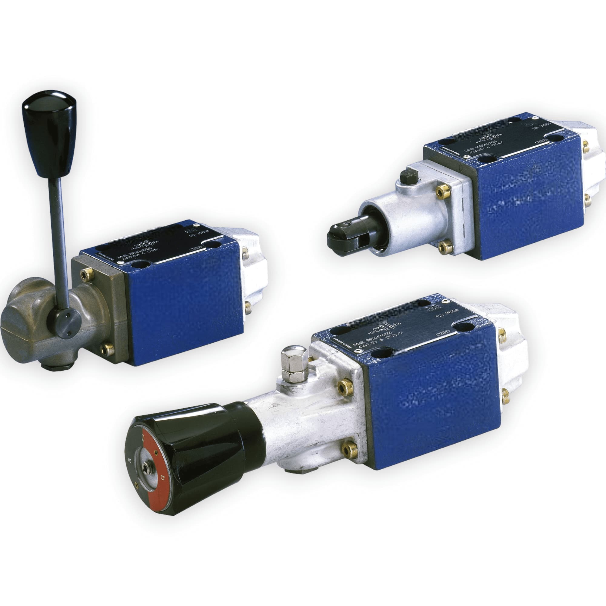Abbildung von Hydraulik Wegeventile