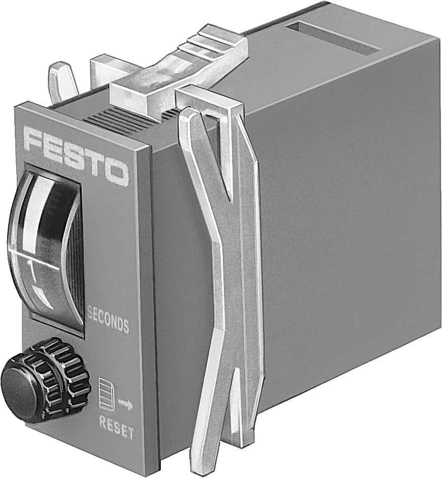 Abbildung von Pneumatik Timer
