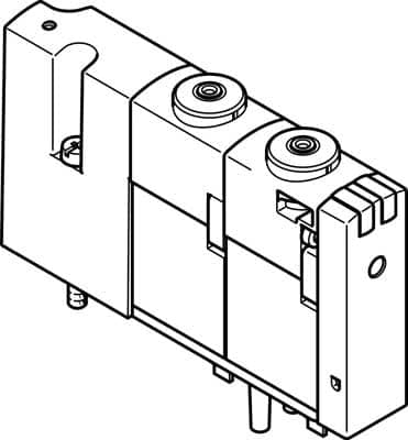 Abbildung von Pneumatik Applikationsspezifische Ventilinseln