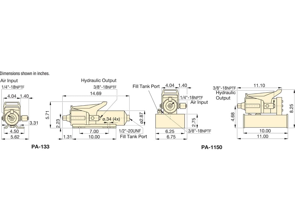 Product image Abbildung 7 von Enerpac PA1150