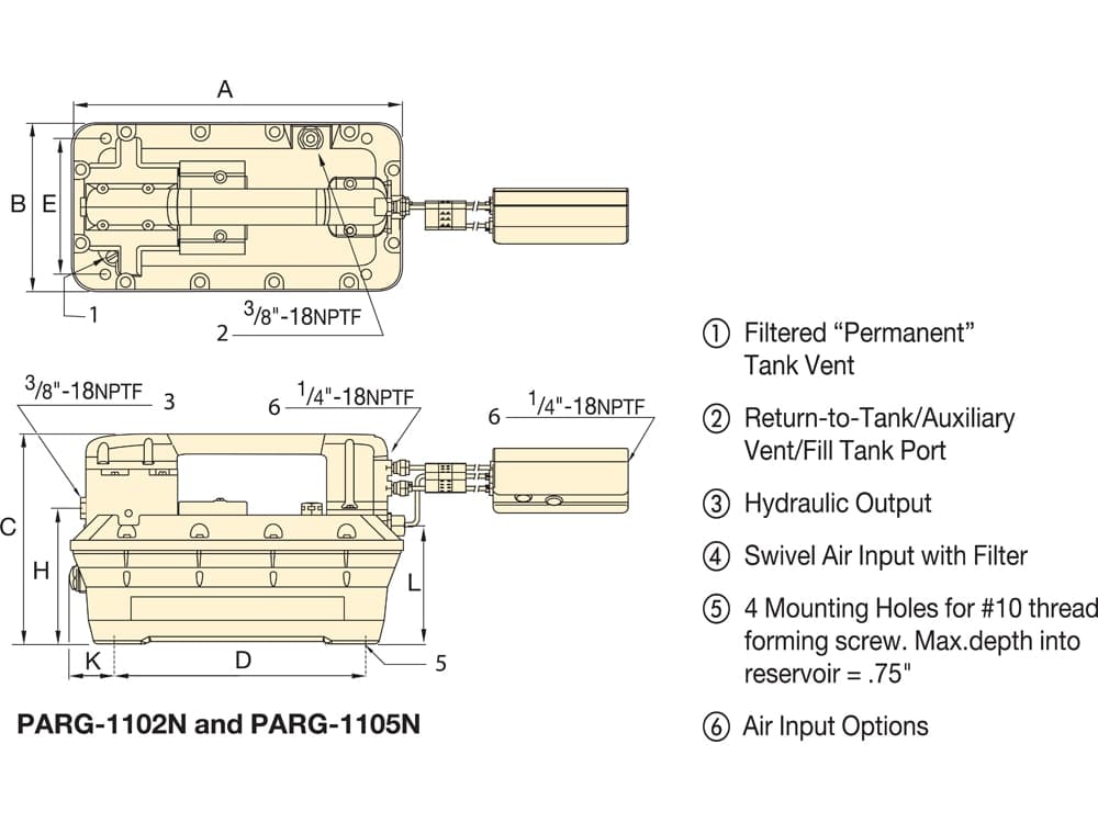 Product image Abbildung 6 von Enerpac PARG1105N