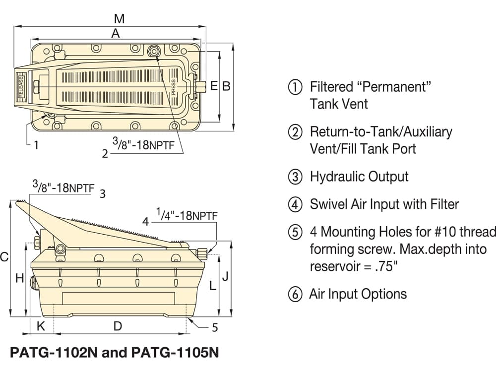 Product image Abbildung 4 von Enerpac PATG1105N