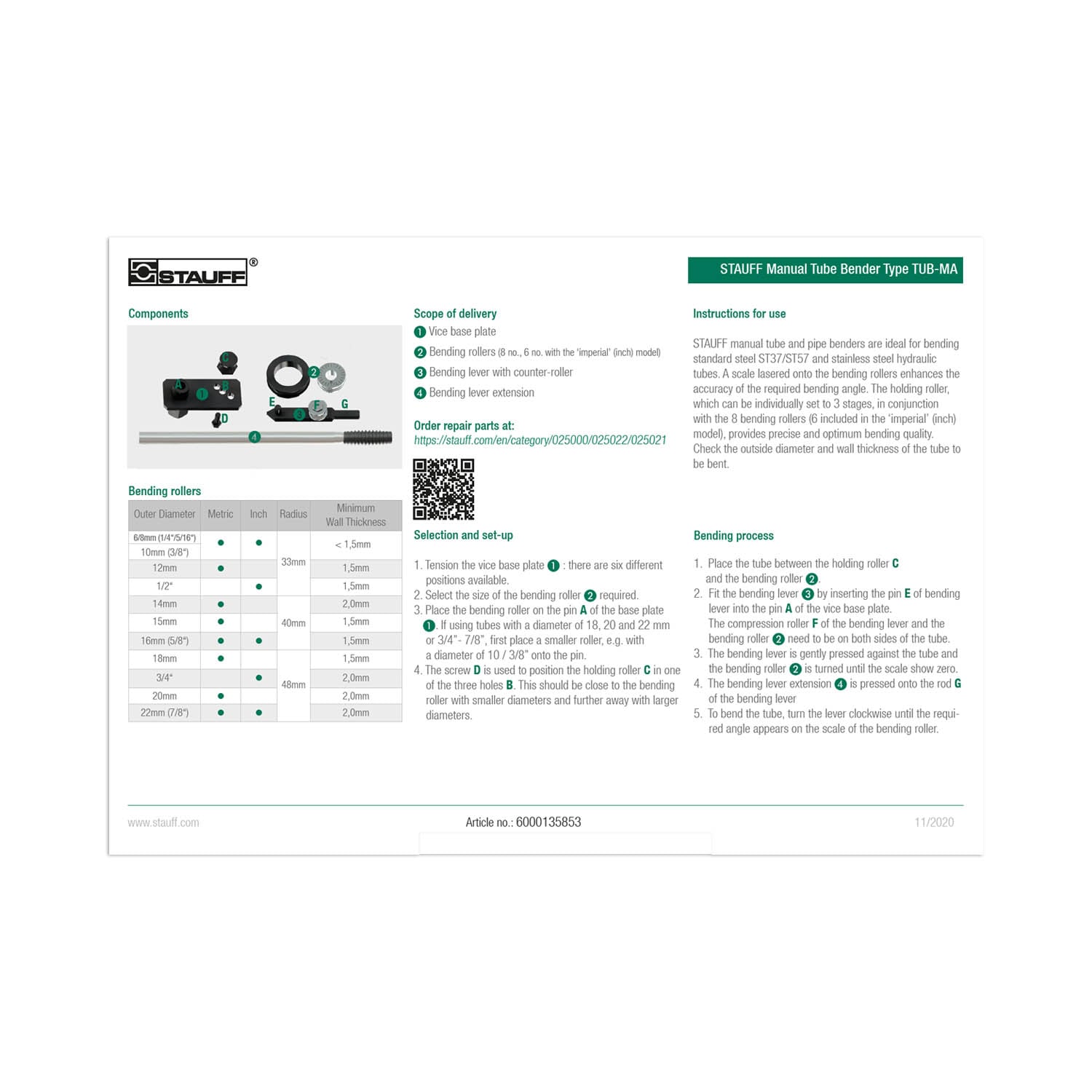 Product image Abbildung 1 von Stauff 6100135853