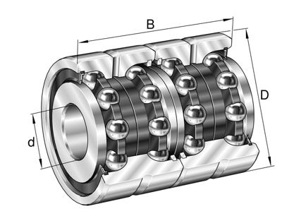 INA ZKLN2557-2RS-2AP-XL