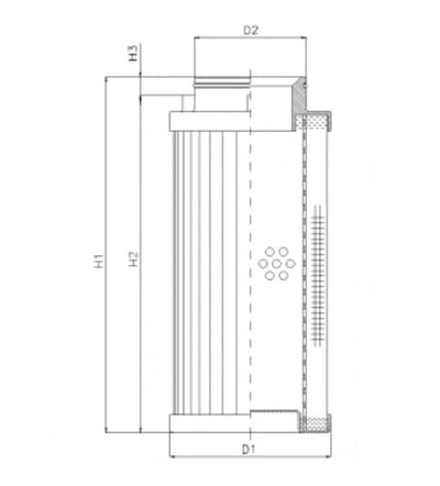 Filtrec D730T25AV