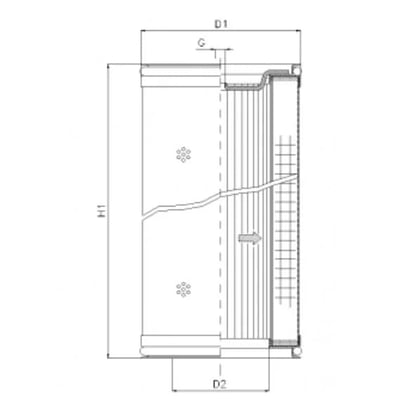 Filtrec DMD821B250B