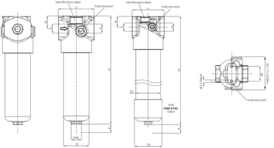 Filtrec F420D111000BB4DT000