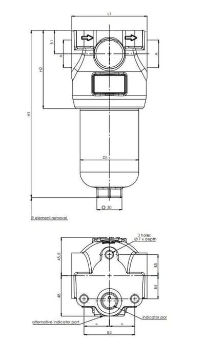 Filtrec FH420XD100000BB400S000S0