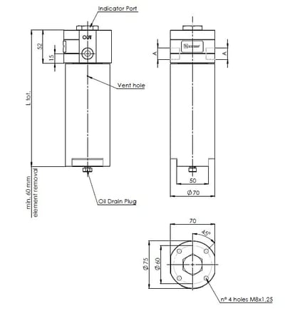 Filtrec FH700D102000B0NF3DS000S0