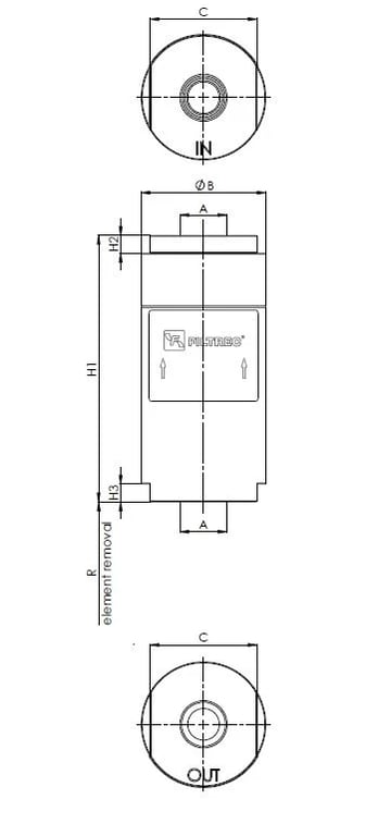 Filtrec FHLCD109T60AB3B4S0