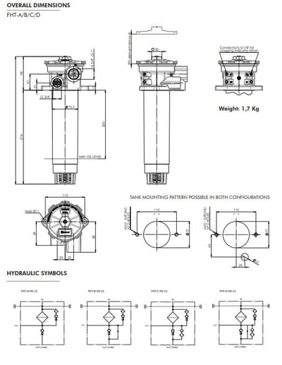 Filtrec FHTCH511000B0B5B41000S1