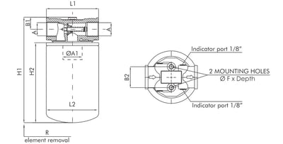 Filtrec FS111B3T250B