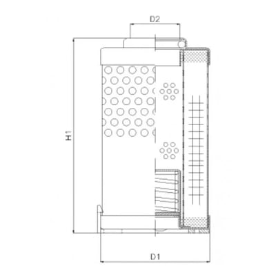 Filtrec R610G25