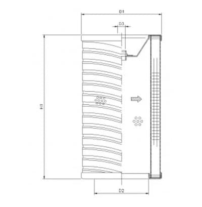 Filtrec R736G25P