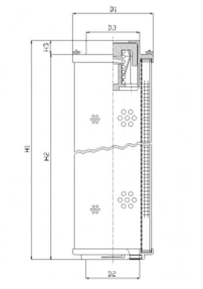 Filtrec RHR1300M10B3/AB1