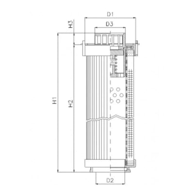 Filtrec RHR165S100V
