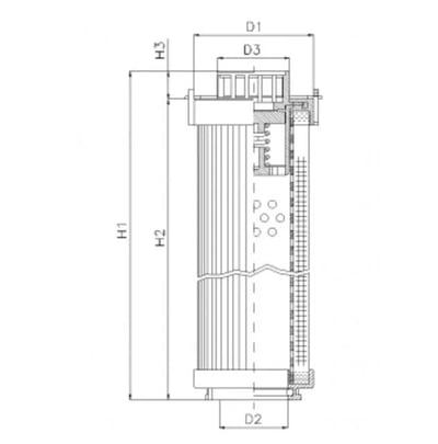 Filtrec RHR165S50V