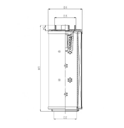 Filtrec RHR2600G05V3/AB1