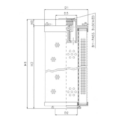 Filtrec RHR500M10B3/AB