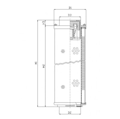 Filtrec RHR950D20B