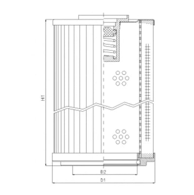 Filtrec RLR1201D10B