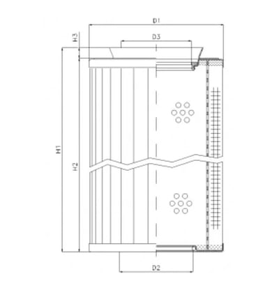 Filtrec RMR438B40B