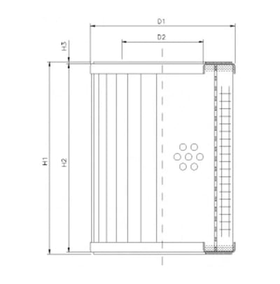 Filtrec RVR11400K05B