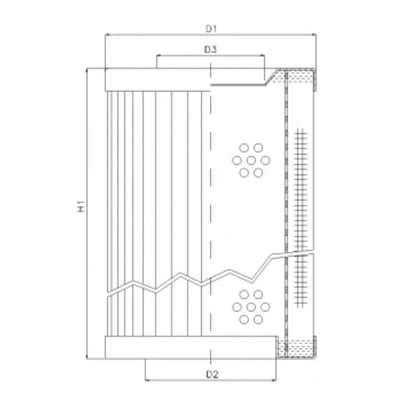 Filtrec RVR1225450B40B