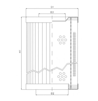 Filtrec RVR1225450K20B