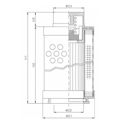 Filtrec SHS240T125B000