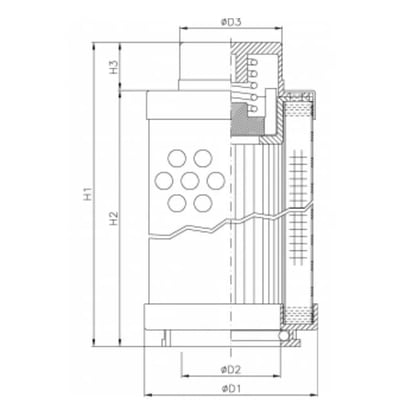 Filtrec SHS240T125B025