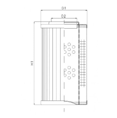 Filtrec XD250T500AV