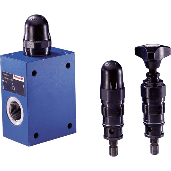 Abbildung von Hydraulik Druckbegrenzungsventile