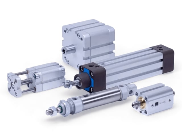 Pneumatikzylinder verschiedener Bauformen