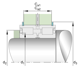 Thumbnail Technische Zeichnung 1 von INA SL045004-PP