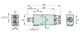 Thumbnail Technische Zeichnung 1 von Schaeffler ARCALUB-X.SPLITTER-2X-STRAIGHT-GREASE