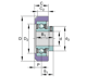 Thumbnail Technische Zeichnung 1 von INA RCRA20/46-XL-FA106