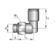 Thumbnail Technische Zeichnung 1 von Schaeffler ARCALUB-X.TUBEFIT-G1/8-SAT188W