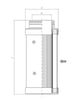 Thumbnail C711G03 Hydraulikfilterelement