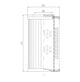 Thumbnail D113G03A Hydraulikfilterelement