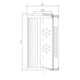 Thumbnail D113G06A Hydraulikfilterelement
