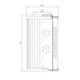 Thumbnail D113G10A Hydraulikfilterelement
