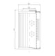Thumbnail D133G10AV Hydraulikfilterelement