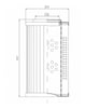Thumbnail D135G10A Hydraulikfilterelement