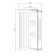 Thumbnail D136T25A Hydraulikfilterelement