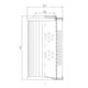 Thumbnail D153T25A Hydraulikfilterelement