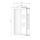 Thumbnail D155G25A Hydraulikfilterelement